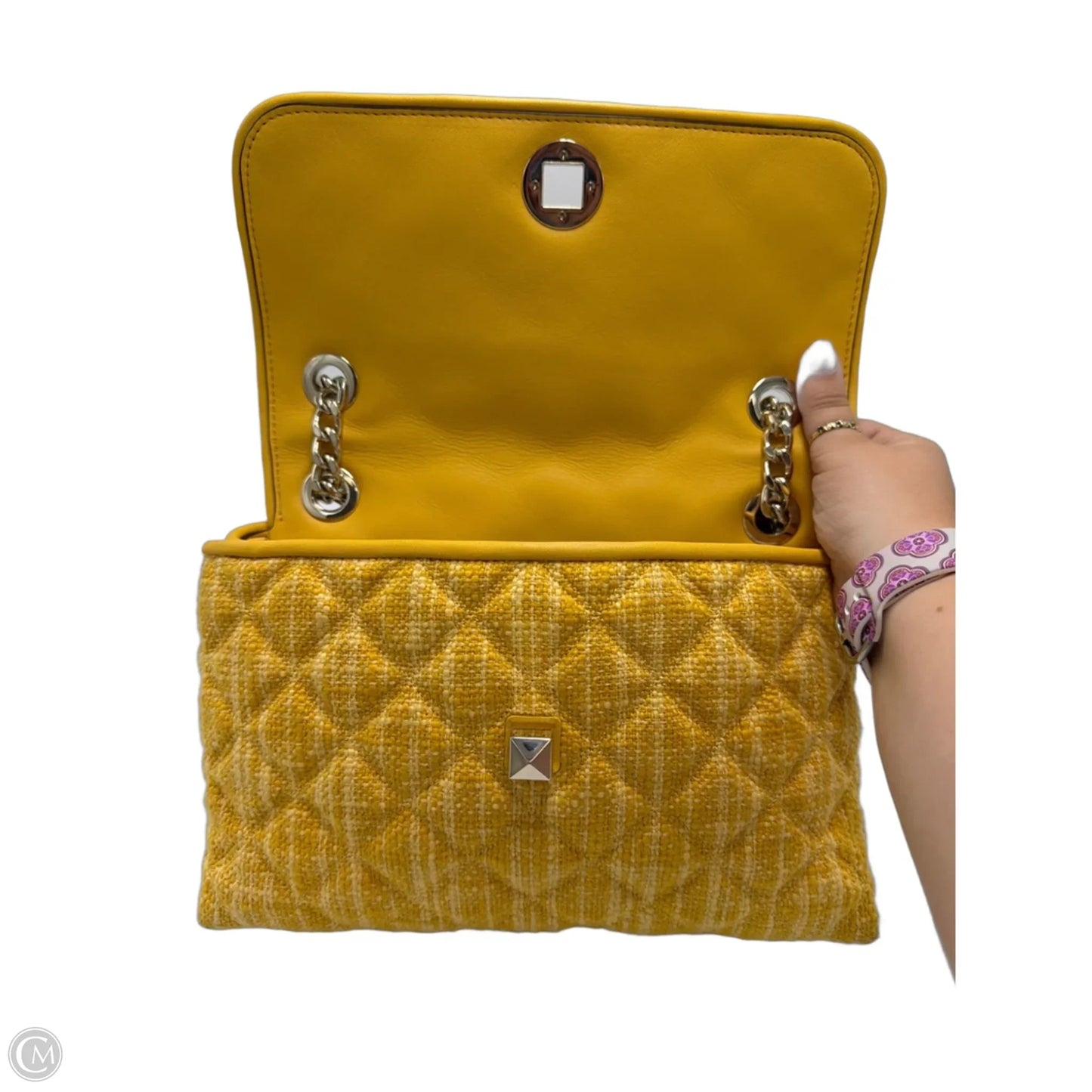 Kate Spade Natalia Tweed Flap Designer Handbag