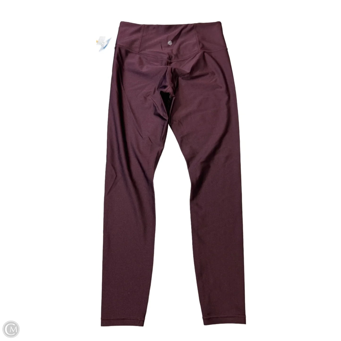 Athletic Leggings By Athleta In Maroon, Size: M