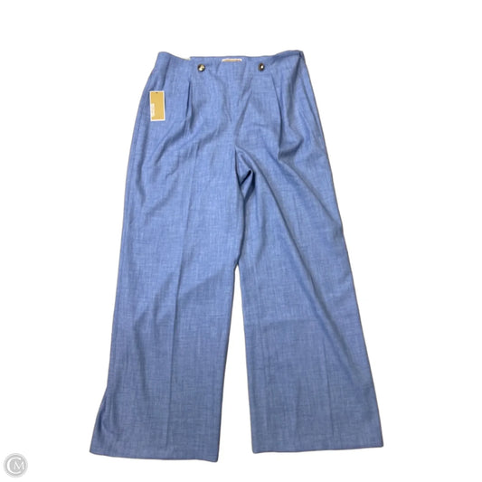 New! Pants Designer By Michael Kors In Blue & Gold, Size: 14