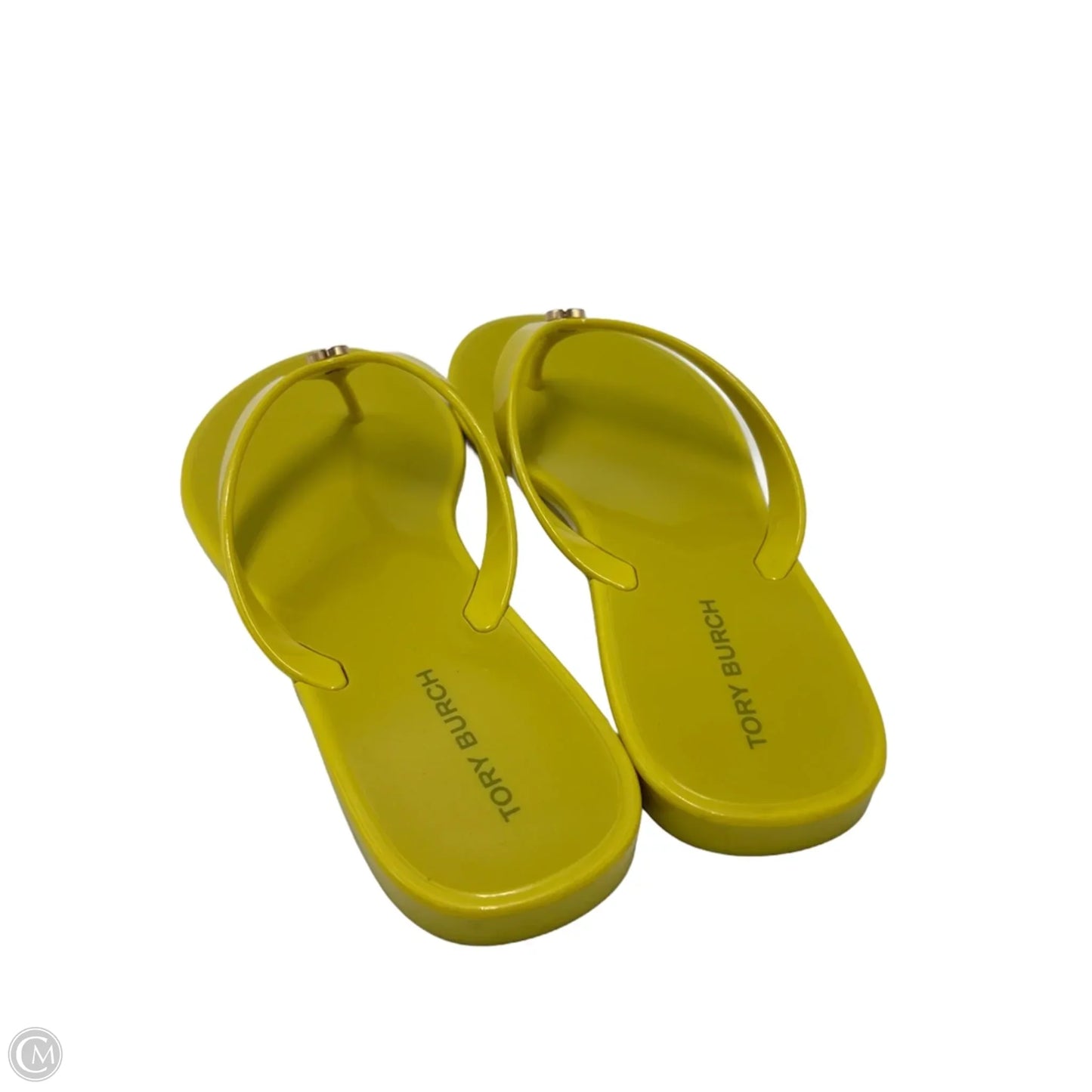 Sandals Designer By Tory Burch In Yellow, Size: 7