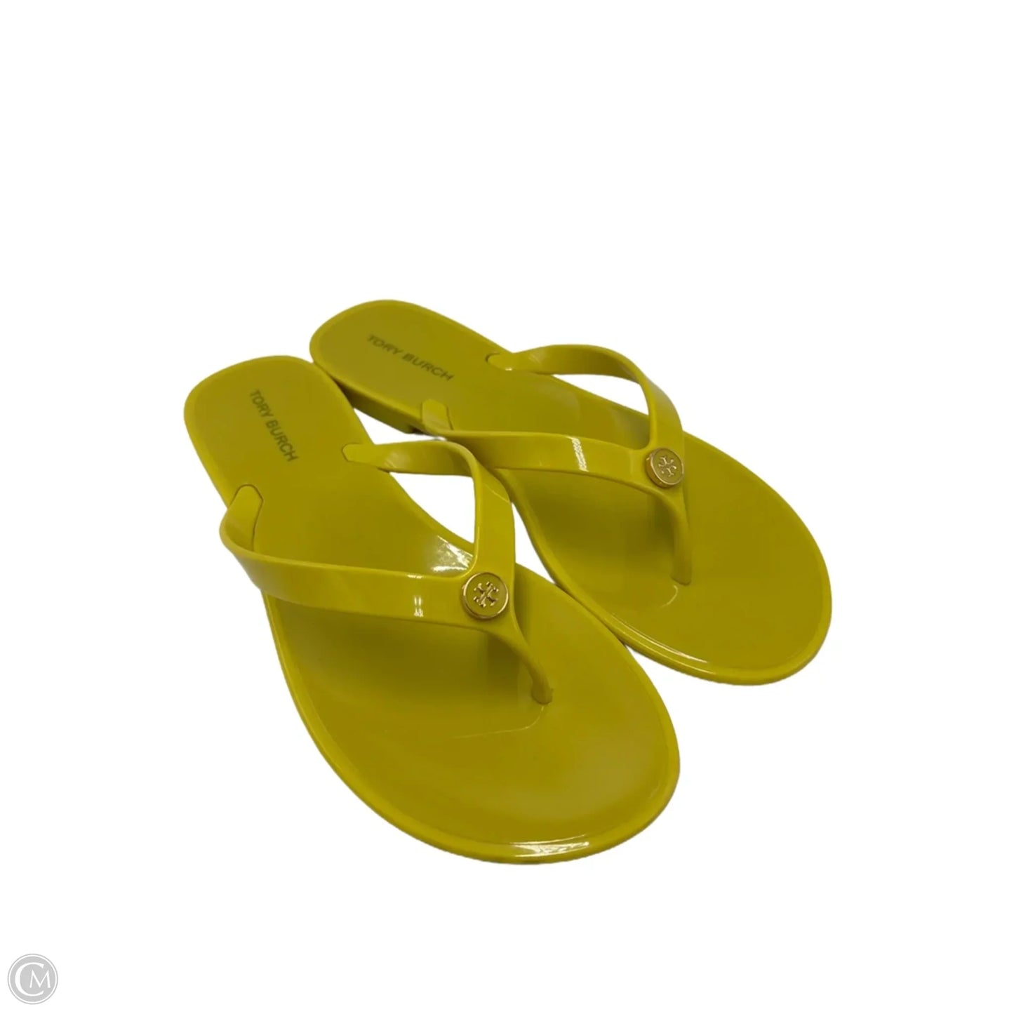 Sandals Designer By Tory Burch In Yellow, Size: 7