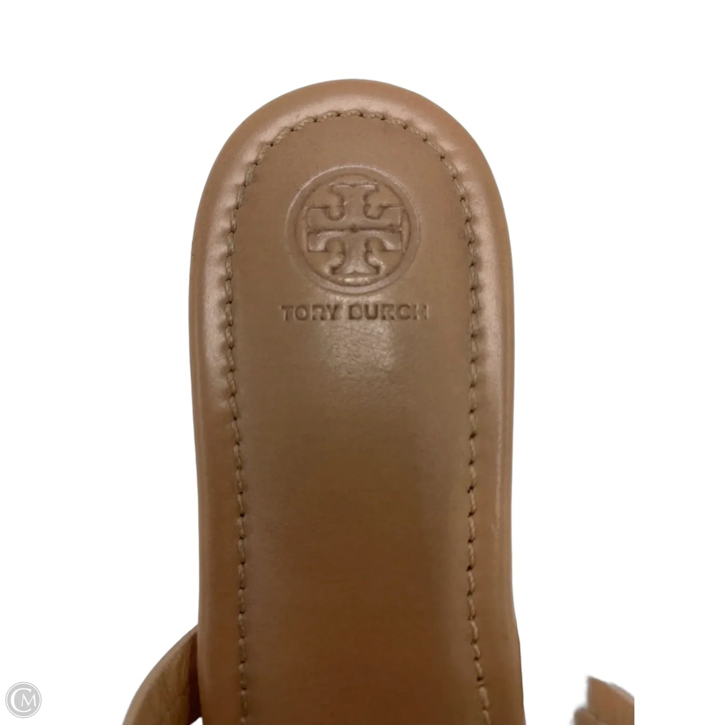 Tory Burch Miller Designer Sandals In Tan, Size: 13