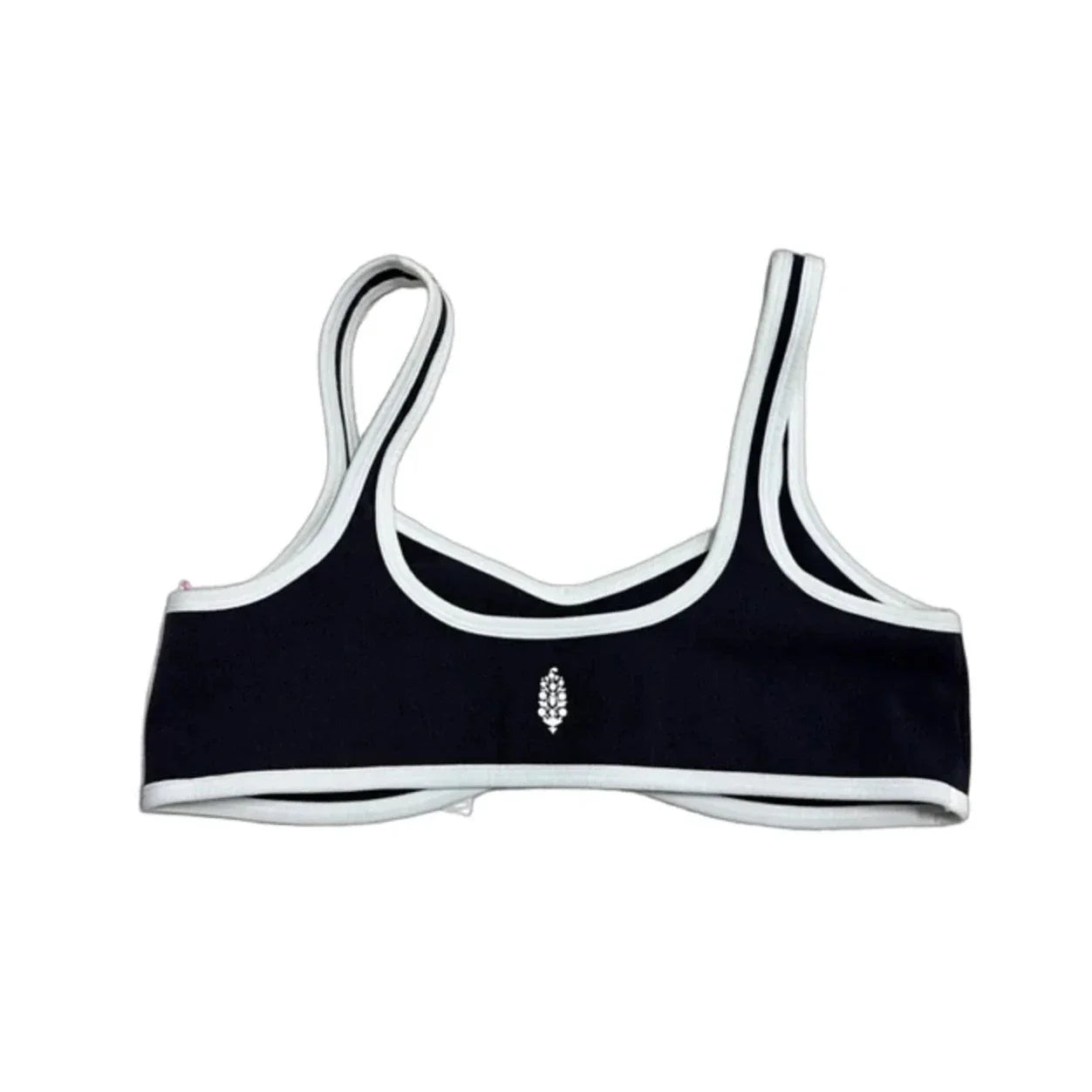 Athletic Bra By Free People In Black & White, Size: Xl