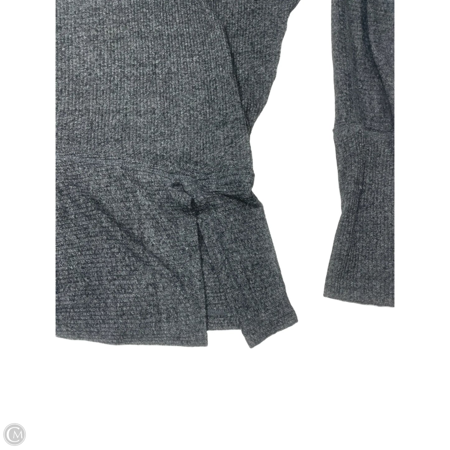 Top Long Sleeve Basic By Free People In Grey, Size: L