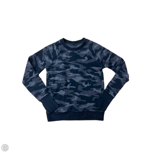 Athletic Top Long Sleeve Crewneck By Athleta In Camouflage Print, Size: Xs