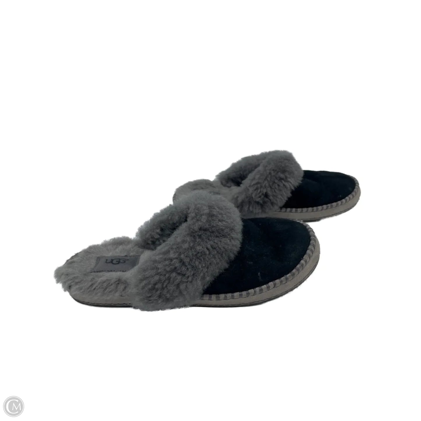 Shoes Designer By Ugg In Black & Grey, Size: 8