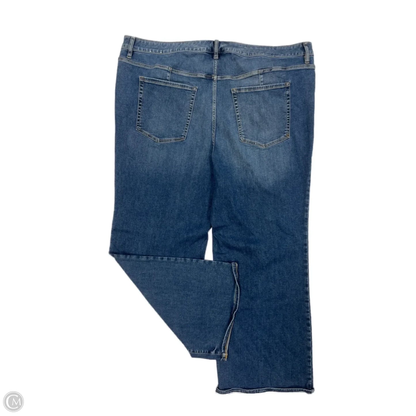 Jeans Wide Leg By Lane Bryant In Blue Denim, Size: 3x