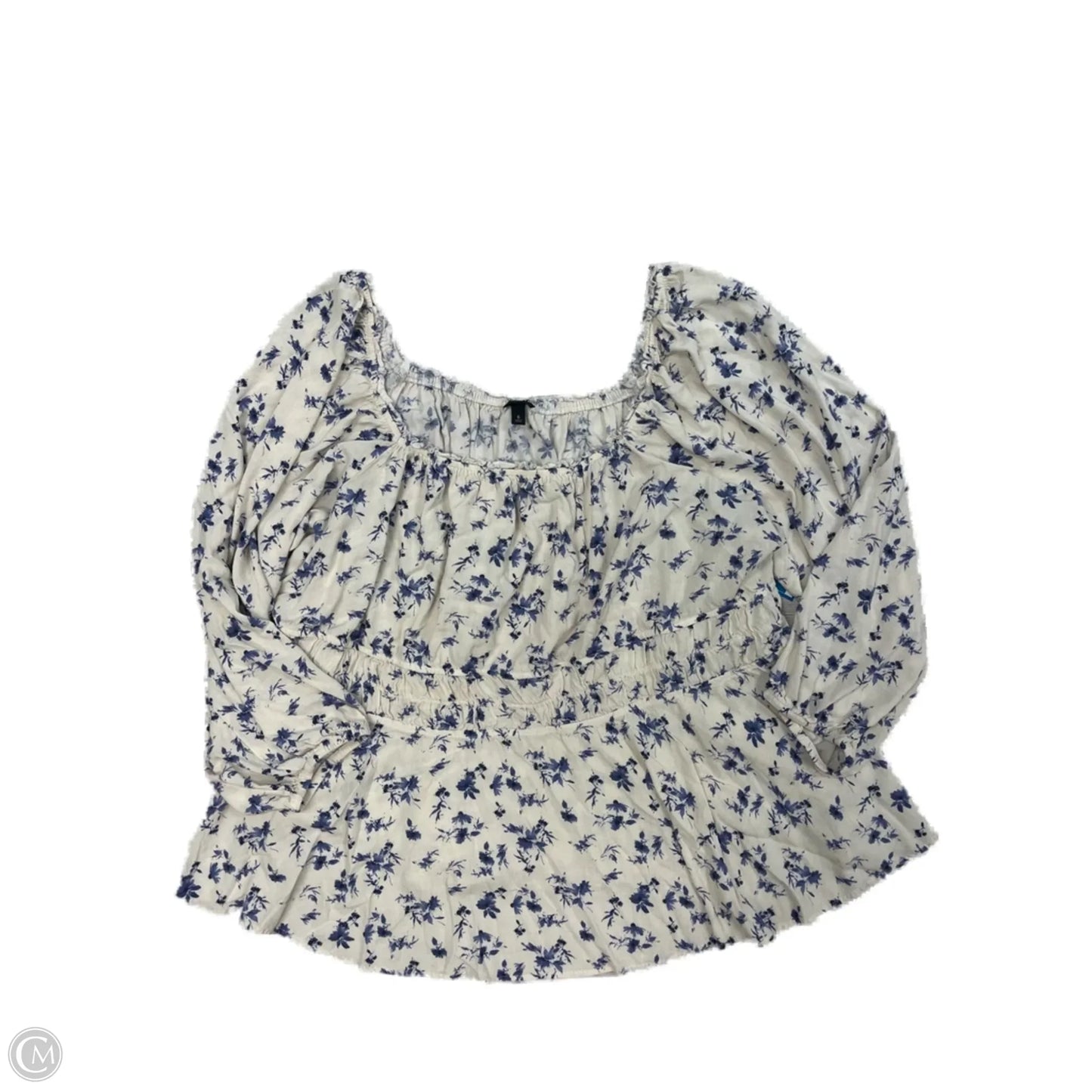 Top Long Sleeve By Torrid In Floral Print