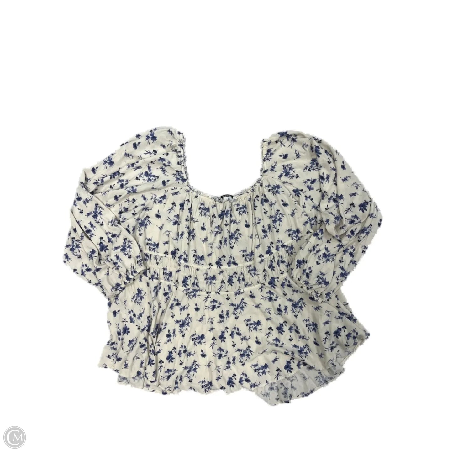 Top Long Sleeve By Torrid In Floral Print