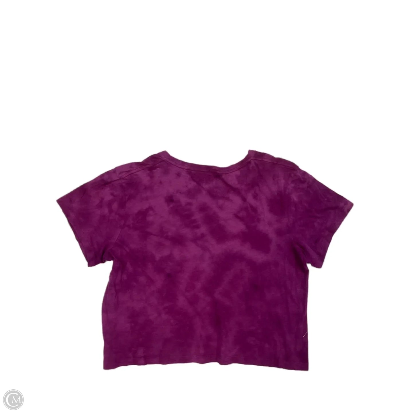 Athletic Top Short Sleeve By Athleta In Purple, Size: Xl