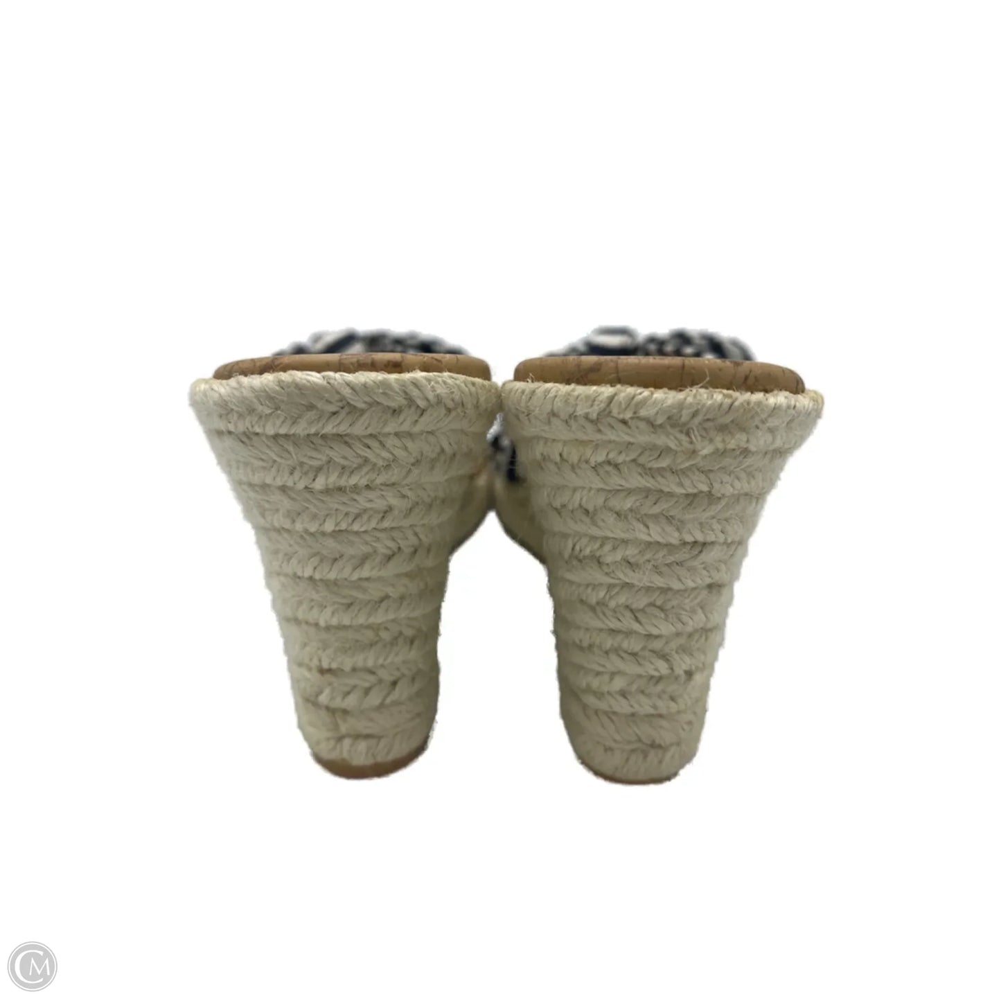 Sandals Heels Block By Chicos In Tan, Size: 9