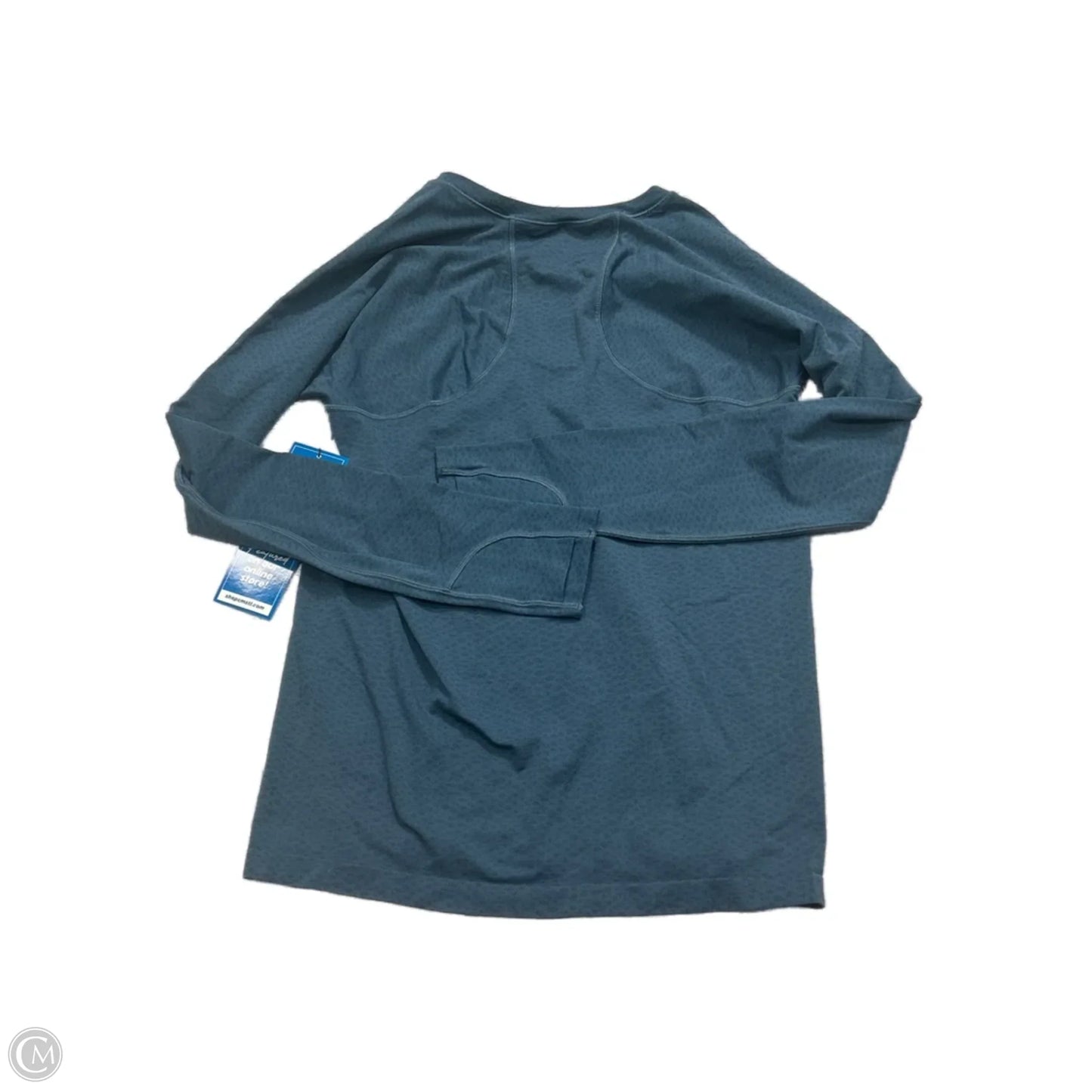 Athletic Top Long Sleeve Crewneck By Athleta In Blue, Size: L