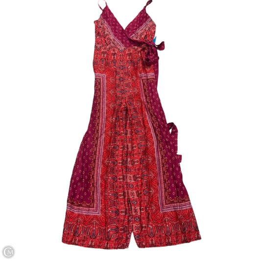 Jumpsuit By Free People In Purple & Red, Size: M