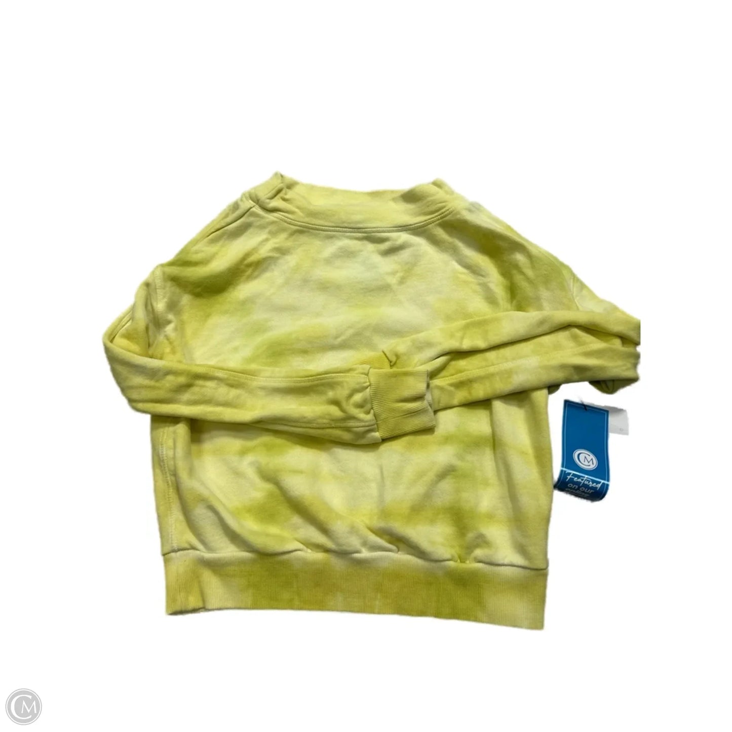 Top Long Sleeve By Pilcro In Yellow, Size: S