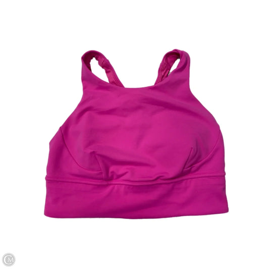 Athletic Bra By Lululemon In Pink, Size: M