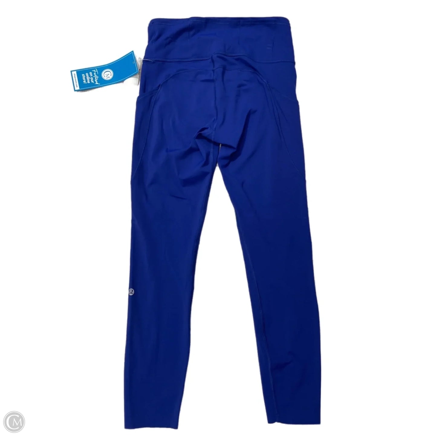 Athletic Leggings By Lululemon In Blue, Size: S