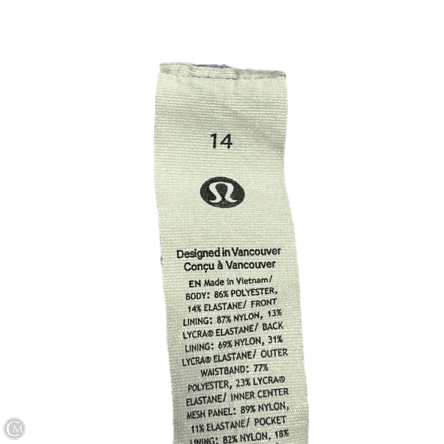 Athletic Skort By Lululemon In Purple, Size: 14