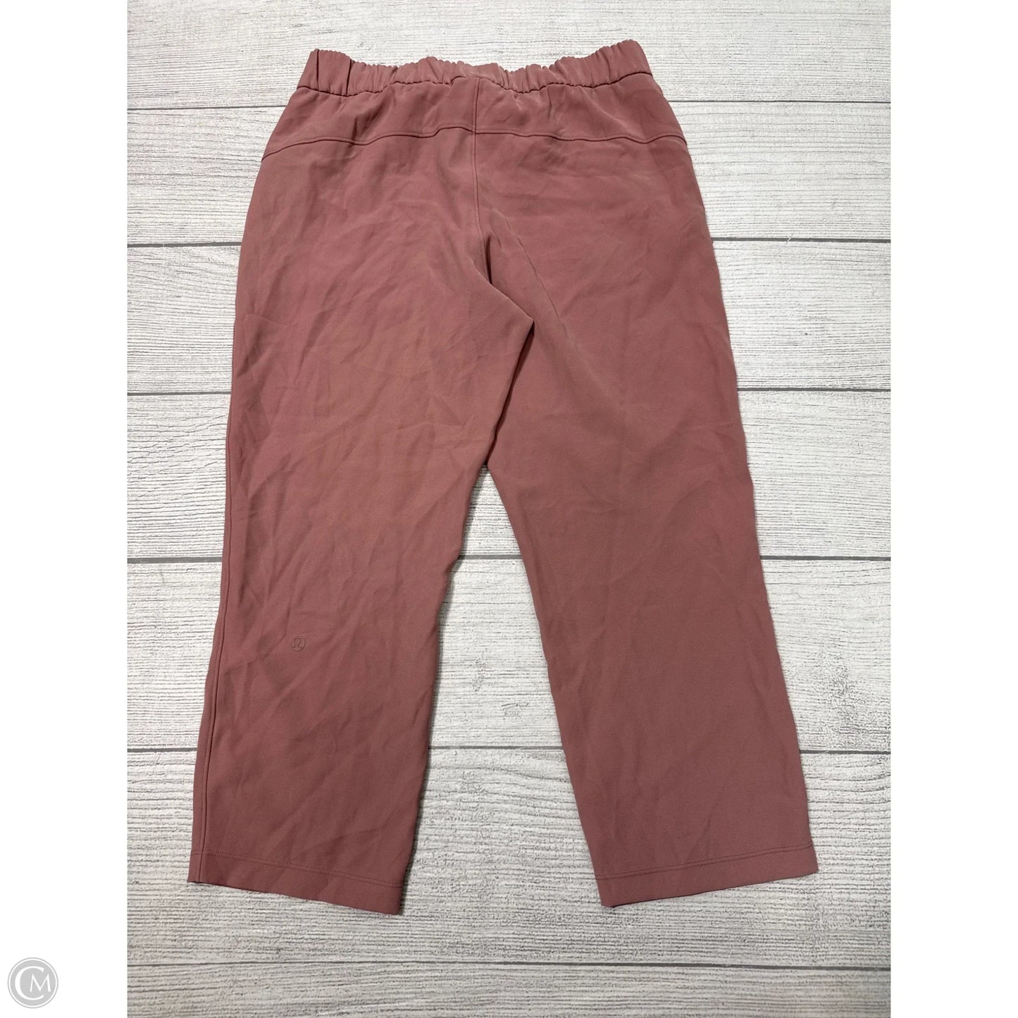 Athletic Pants By Lululemon In Pink, Size: M