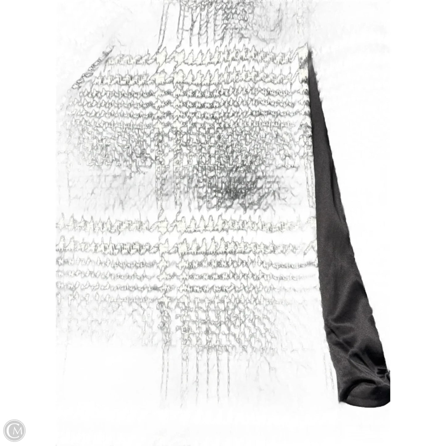 New! Coat Peacoat By Baltic Born In Grey & White, Size: L