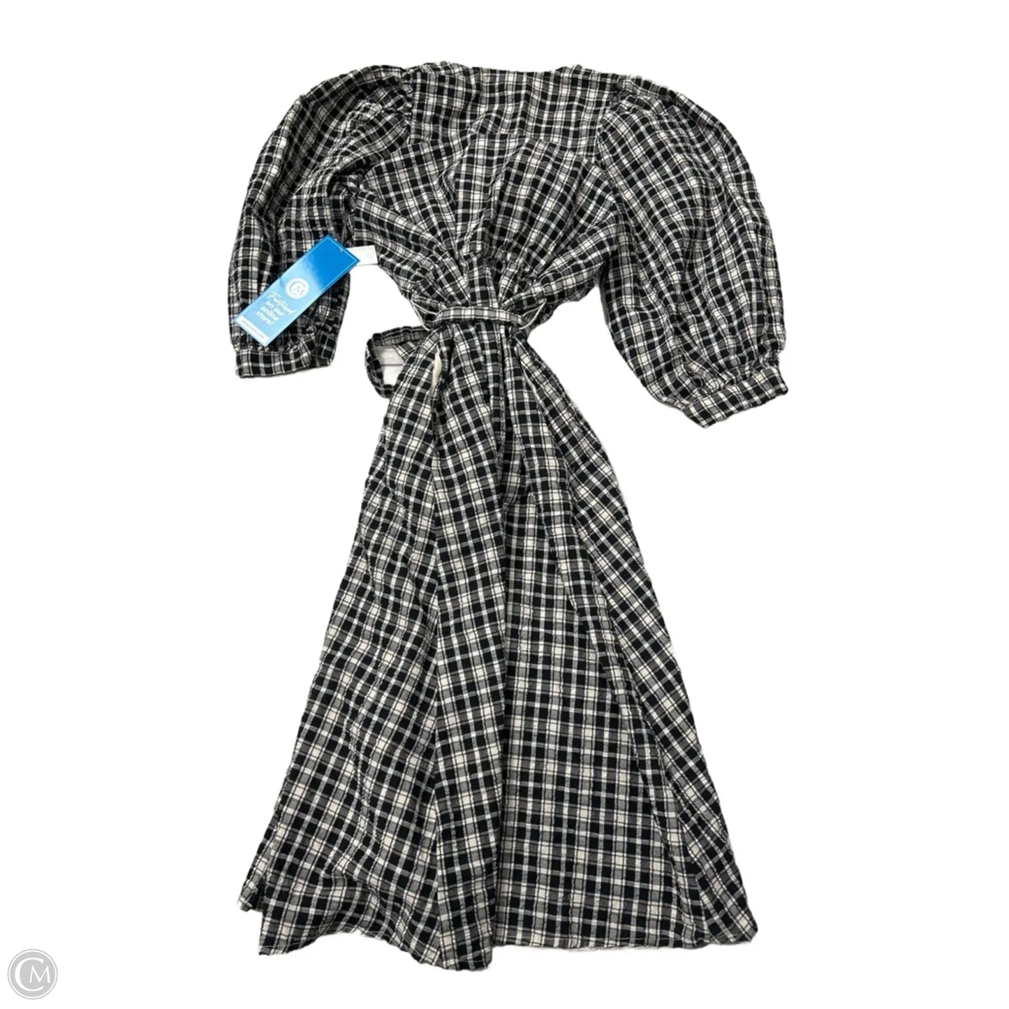 Dress Casual Maxi By A New Day In Black & Cream, Size: S