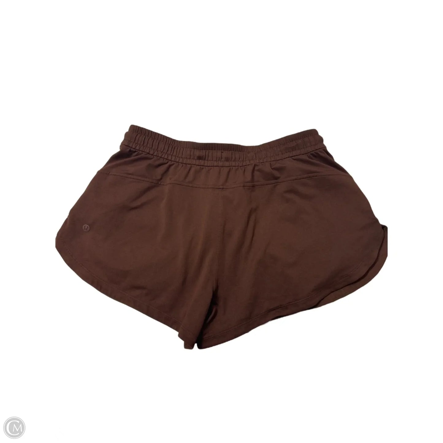 Athletic Shorts By Lululemon In Brown, Size: M