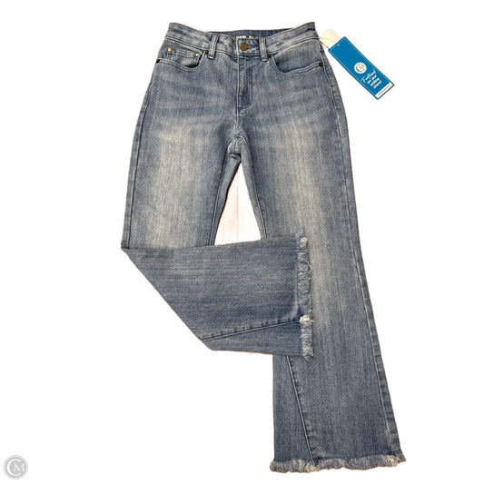 Jeans Flared By Michael By Michael Kors In Blue Denim, Size: 0