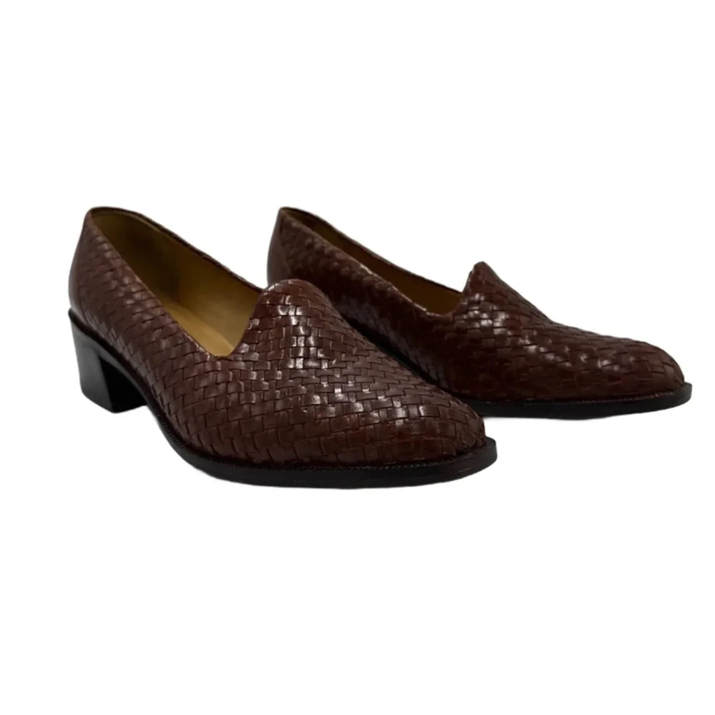 Shoes Heels Block By Panema In Brown, Size: 7