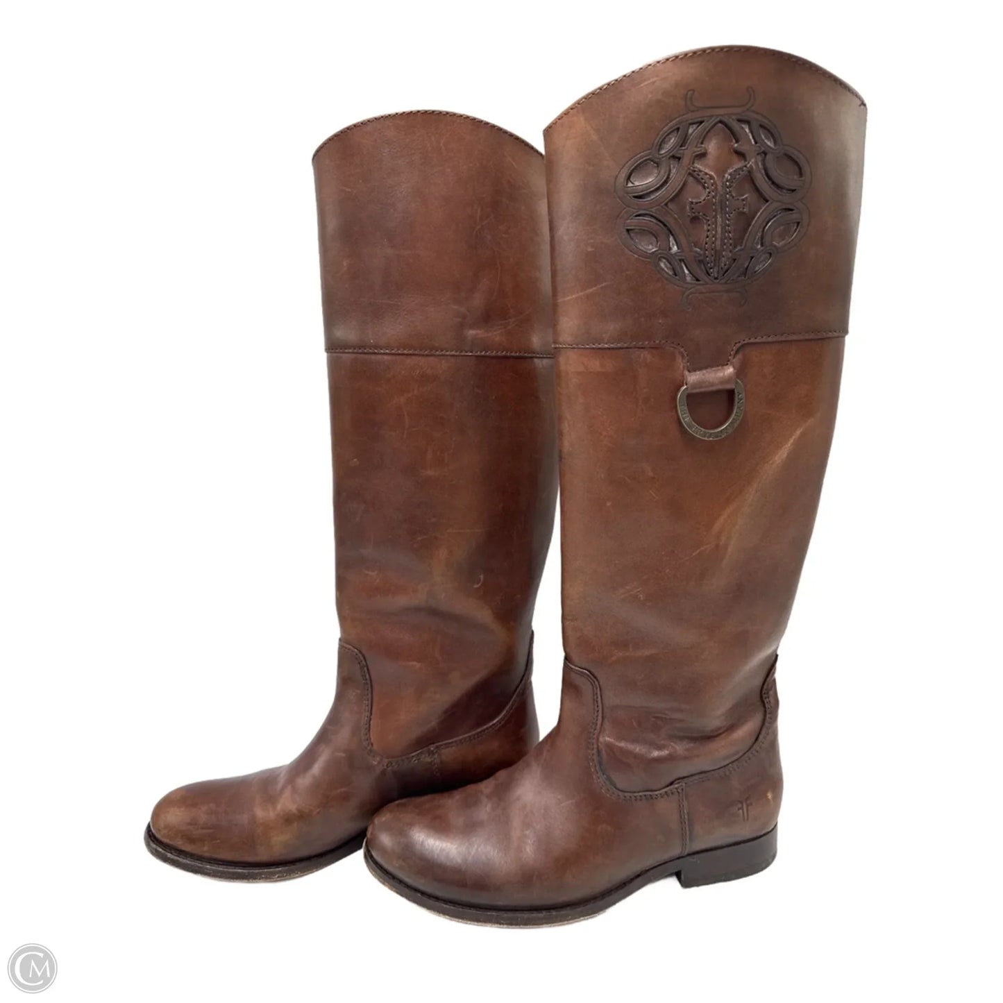 Boots Designer By Frye In Brown, Size: 5.5