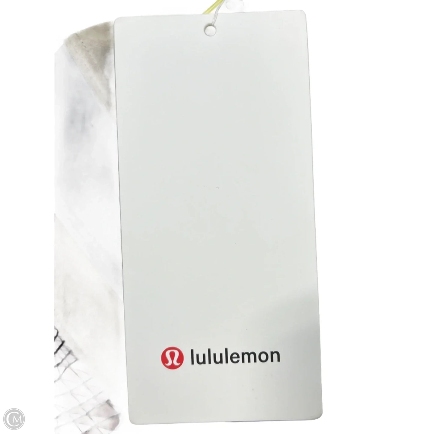 Athletic Top Short Sleeve By Lululemon In Black & Brown, Size: L