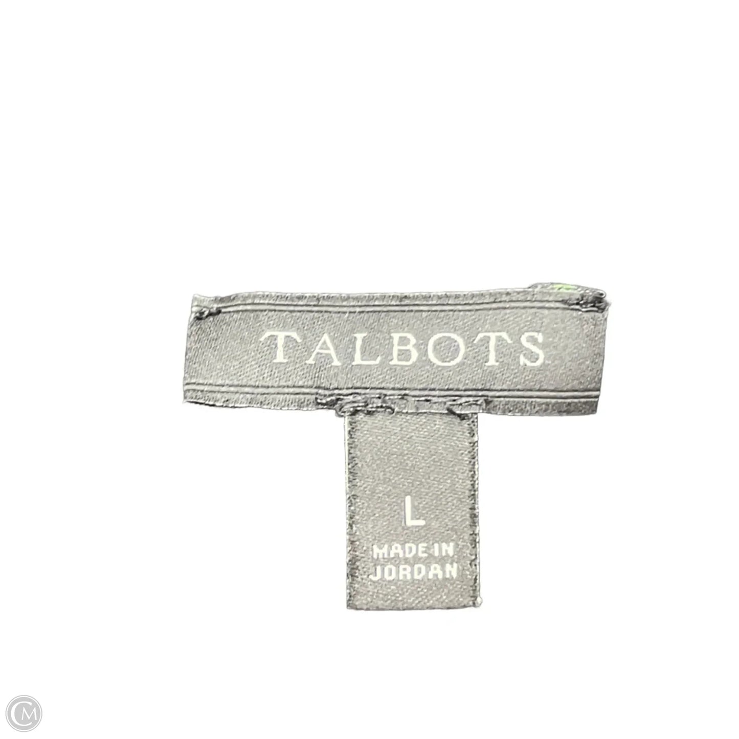 Sweater By Talbots In Striped Pattern, Size: L