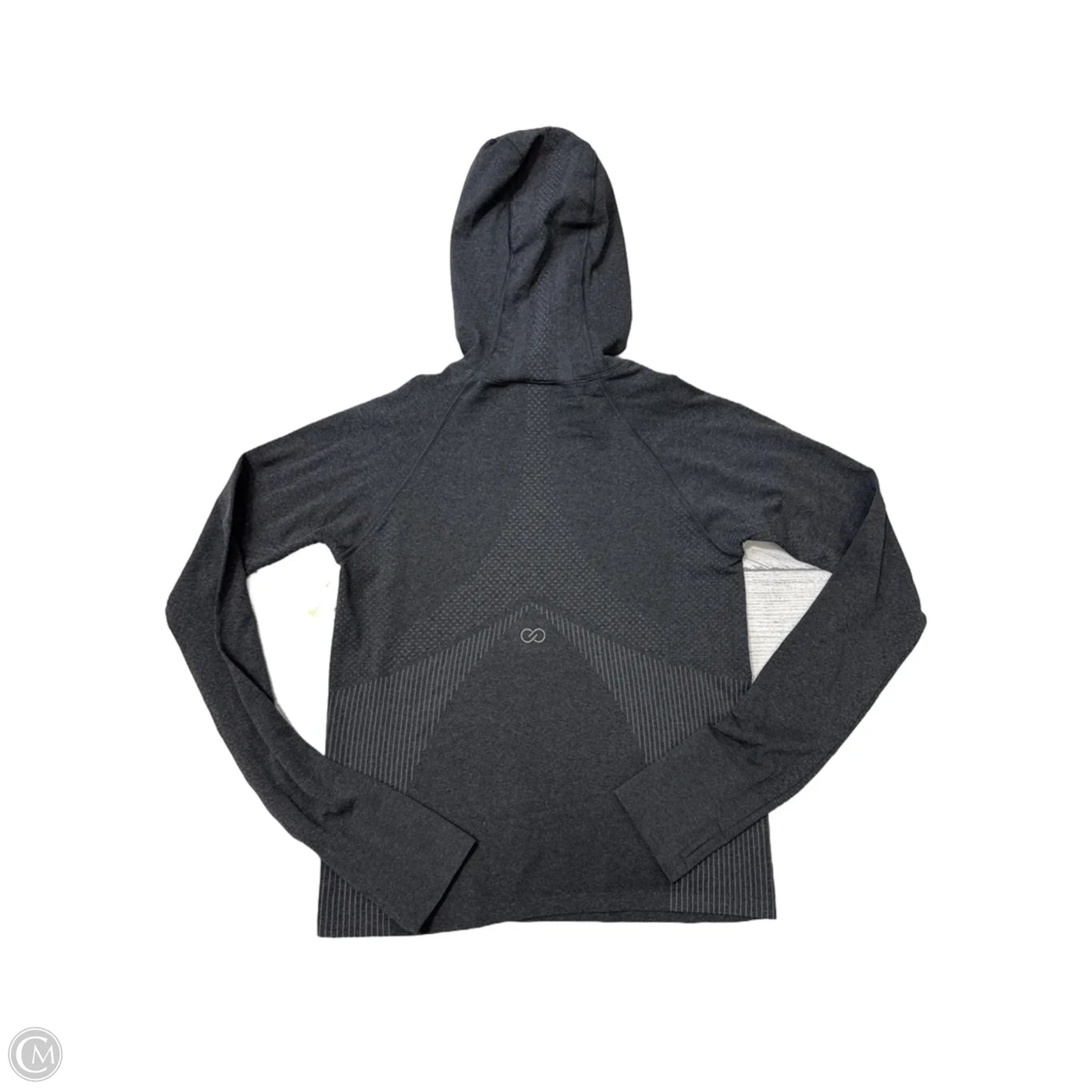 New! Athletic Top Long Sleeve Hoodie By Calia In Grey, Size: Xs