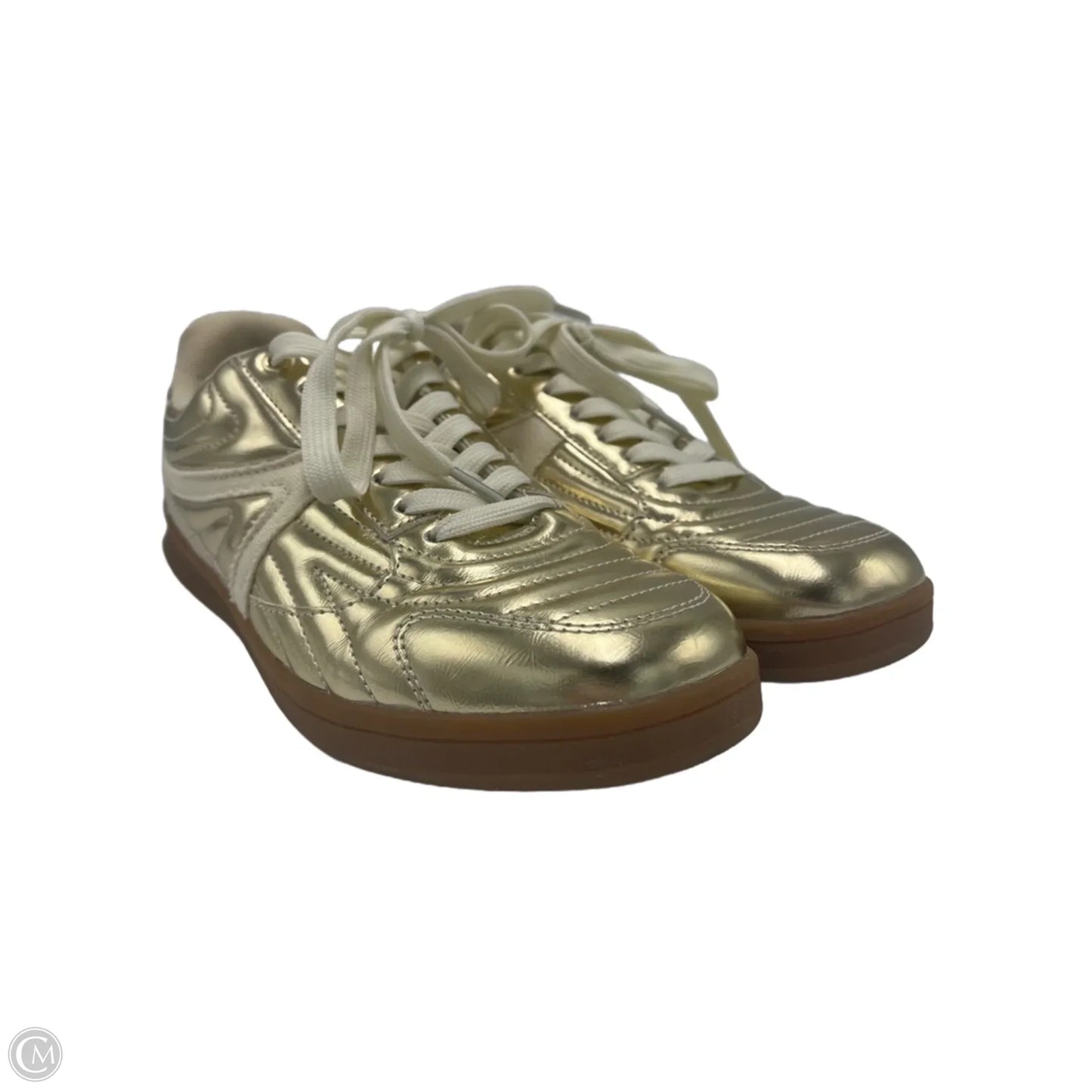 Shoes Sneakers By Cushionaire In Gold, Size: 8