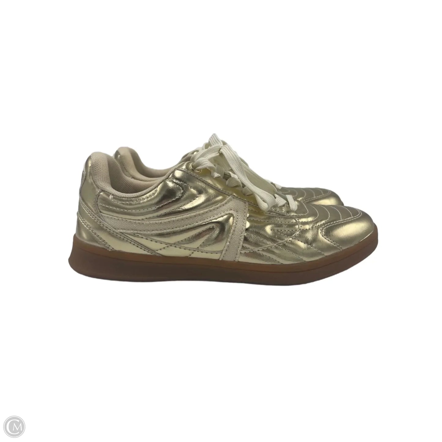 Shoes Sneakers By Cushionaire In Gold, Size: 8