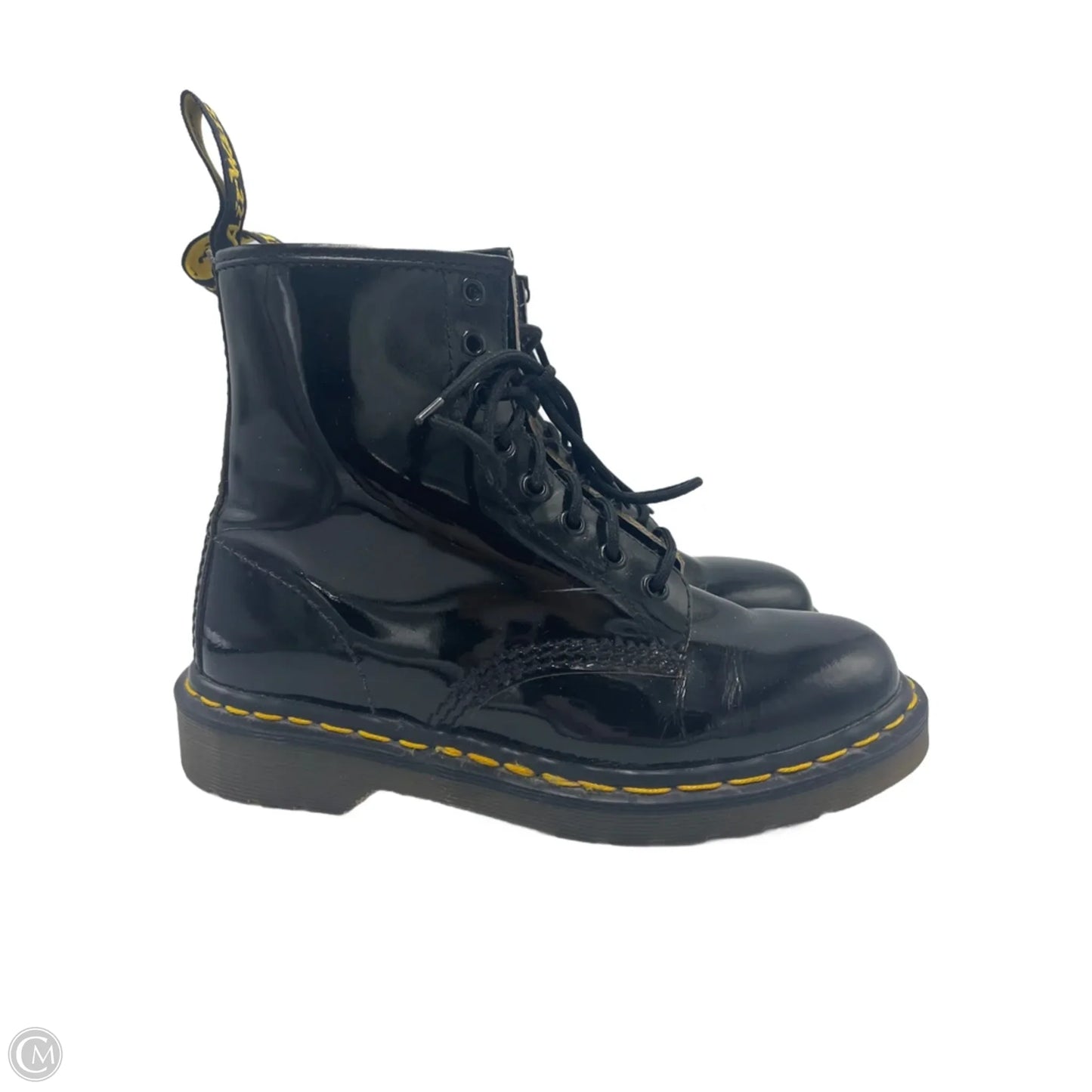 Boots Ankle Heels By Dr Martens In Black, Size: 6