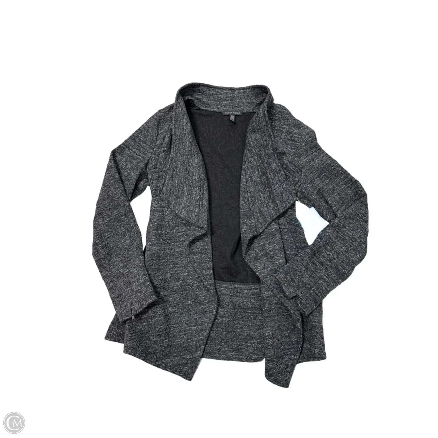 Blazer By Eileen Fisher In Grey, Size: Xs