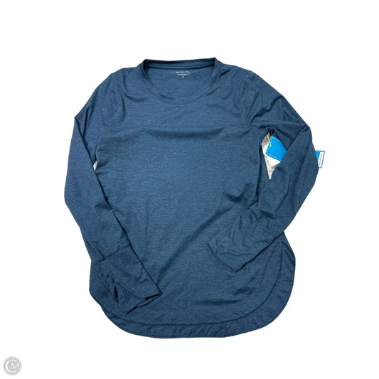 Athletic Top Long Sleeve Crewneck By Athleta In Blue, Size: M