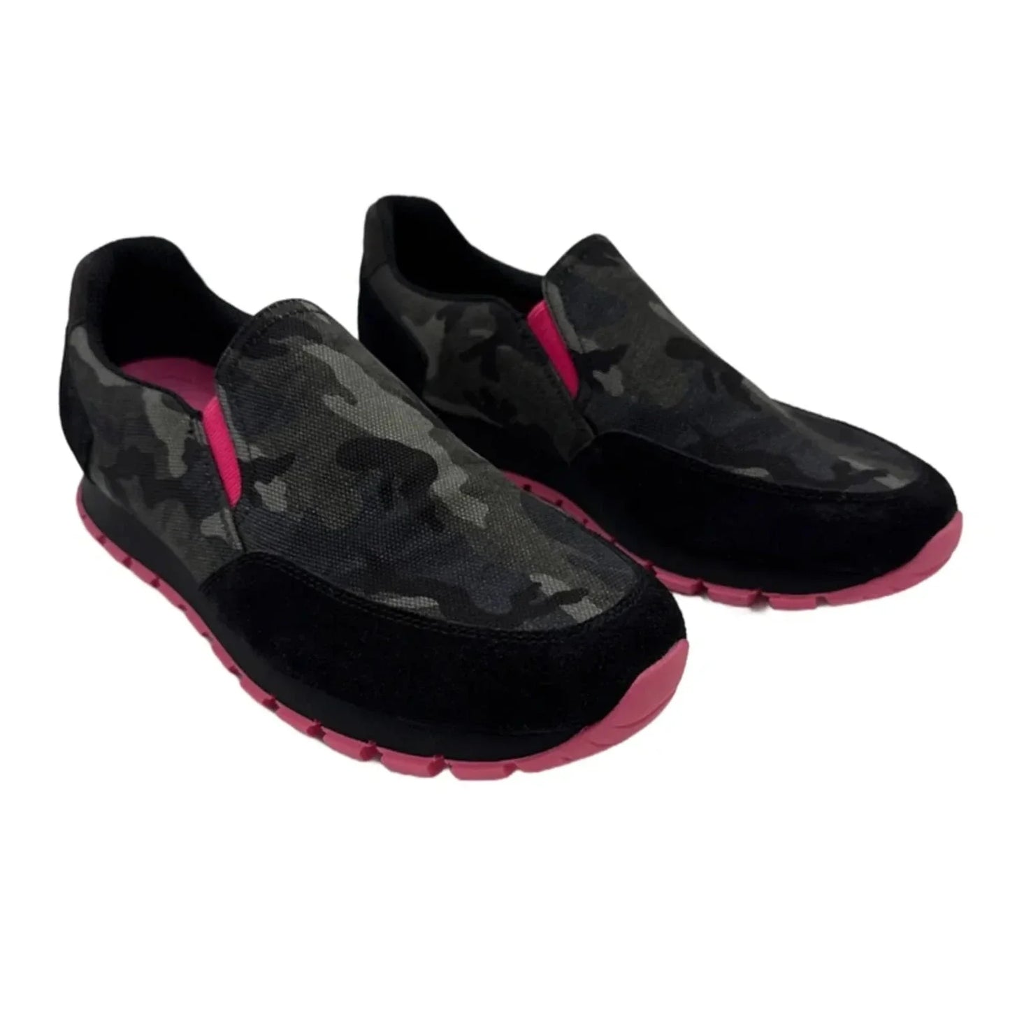 Prada Como Print Slip-On Luxury Sneaker / Shoes, Size: 9