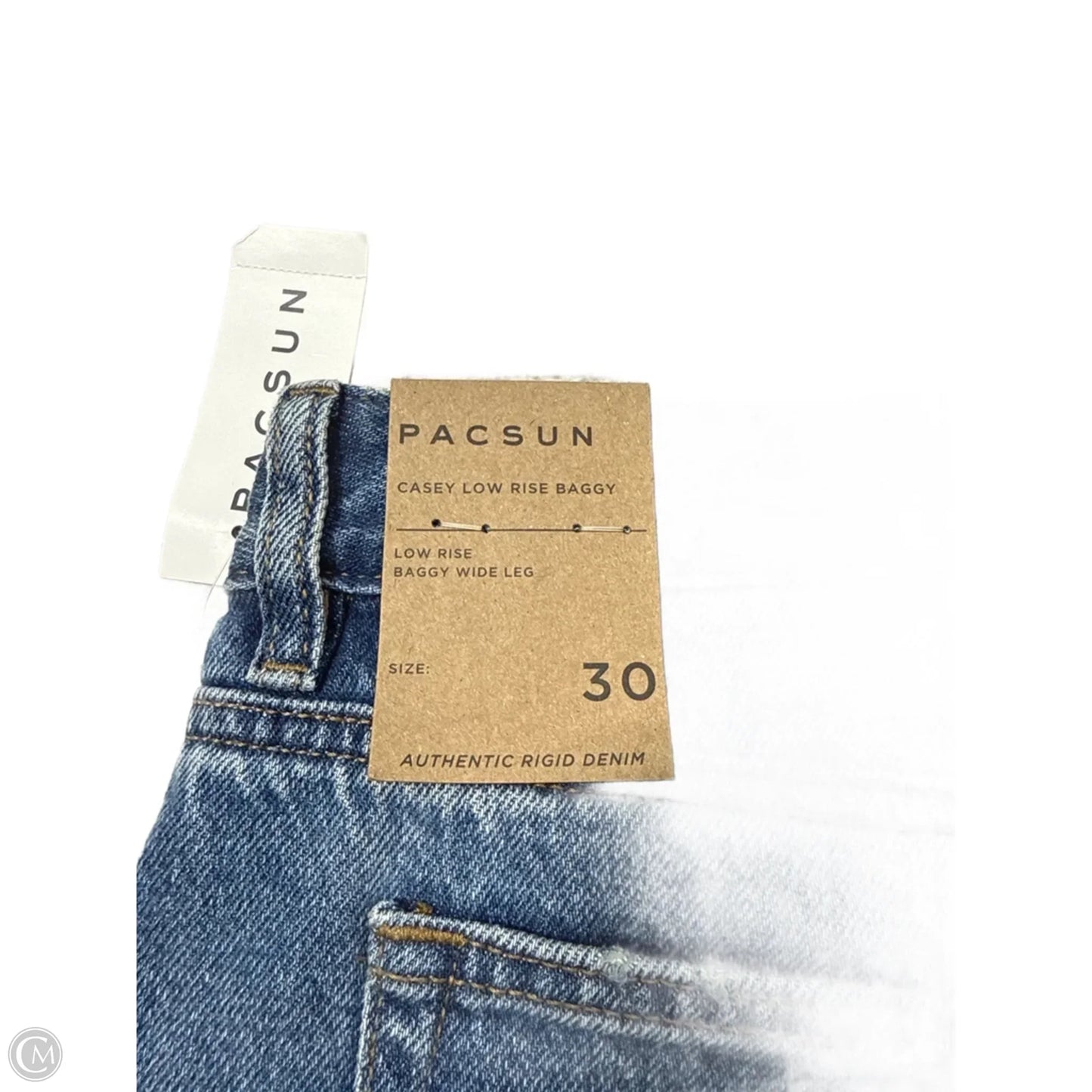 Jeans Wide Leg By Pacsun In Blue Denim, Size: 30