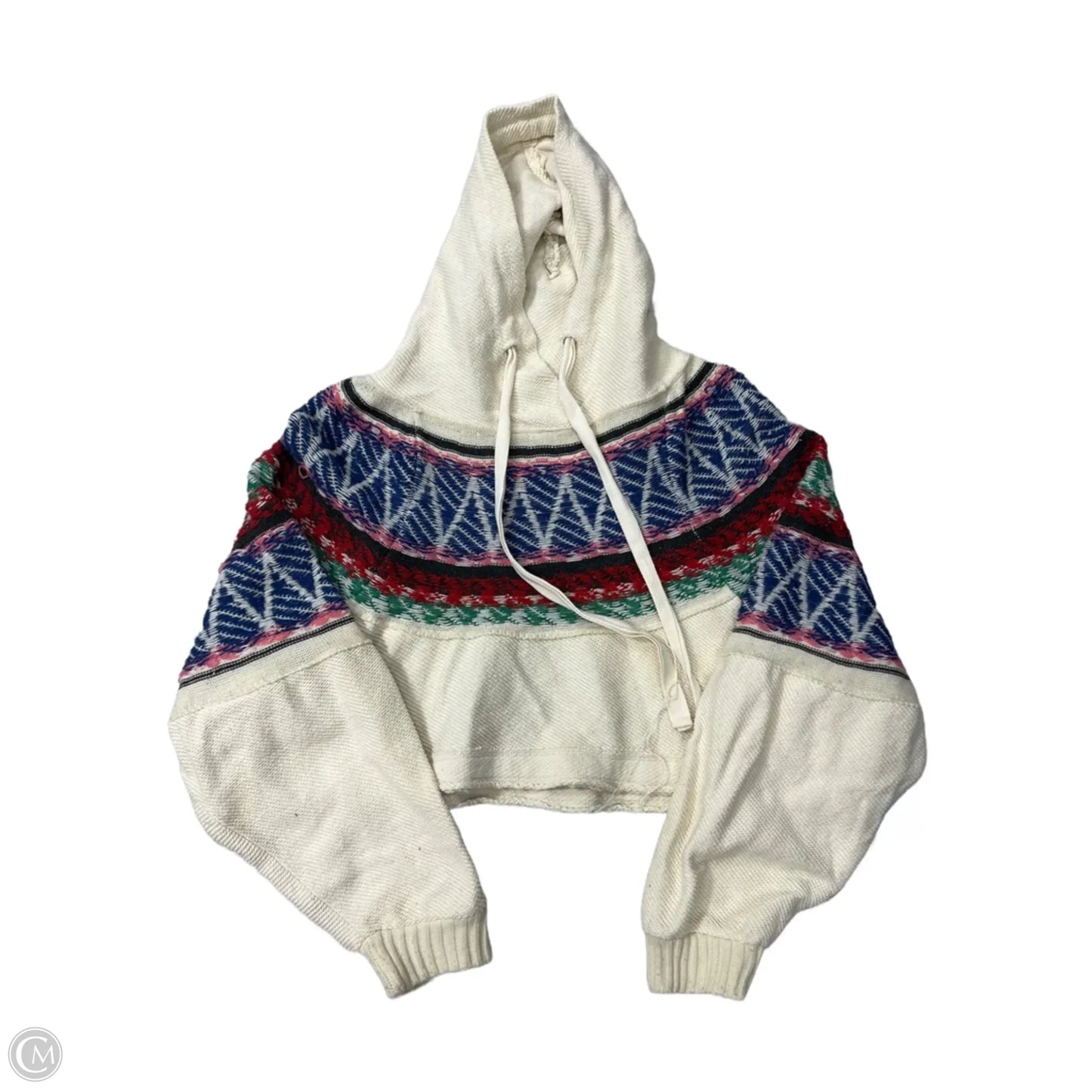 Sweatshirt Hoodie By Free People In Cream, Size: S