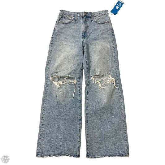 Jeans Wide Leg By Madewell In Blue Denim, Size: 10