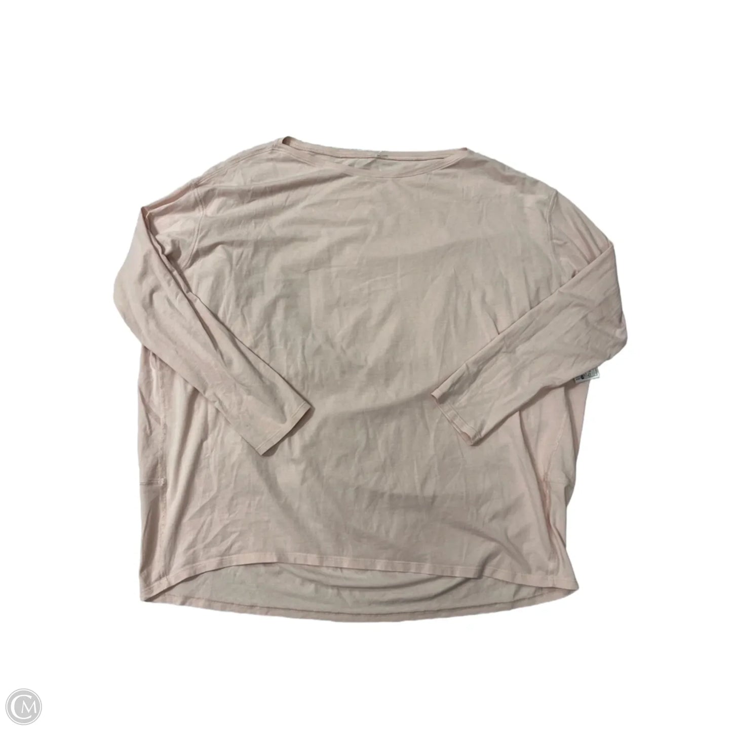 Top Long Sleeve By Lululemon In Pink, Size: Xl