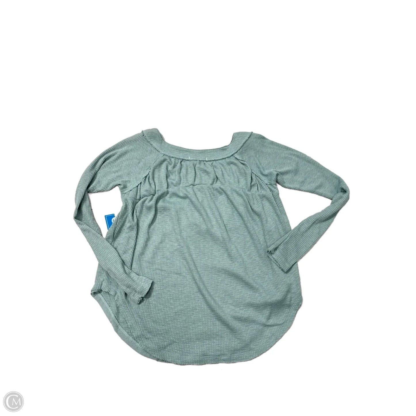 Top Long Sleeve By Free People In Green, Size: Xs