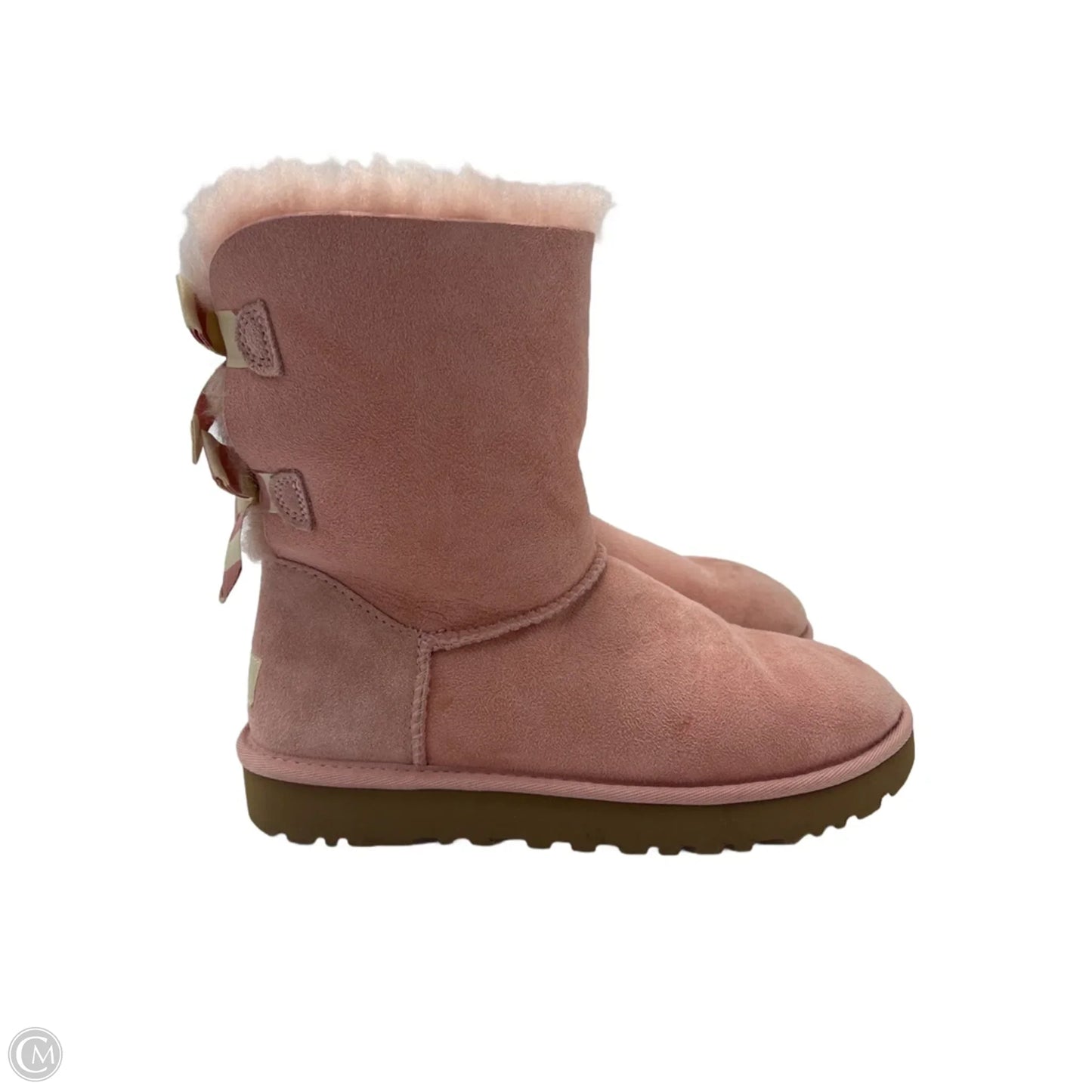 Boots Designer By Ugg In Pink, Size: 6