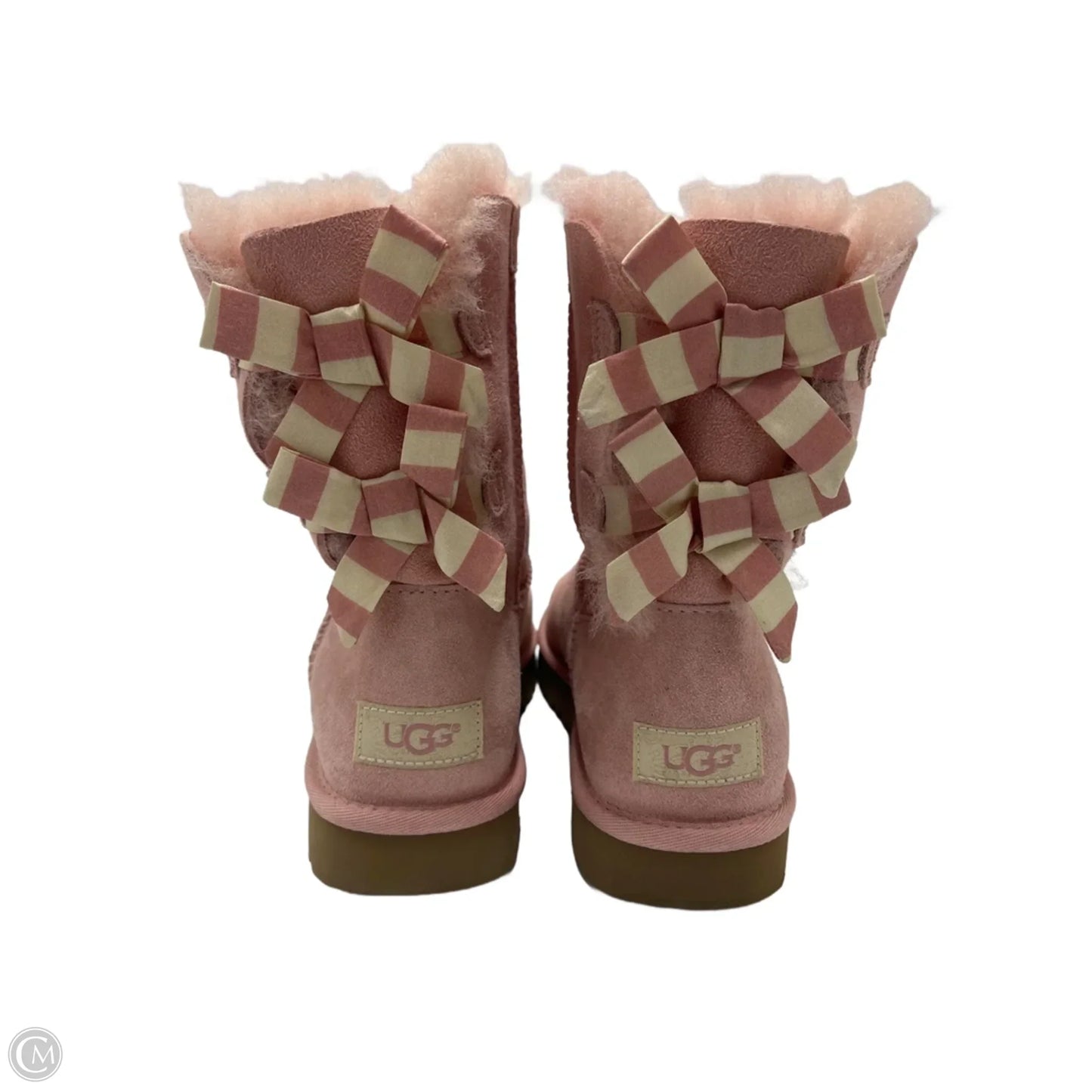 Boots Designer By Ugg In Pink, Size: 6
