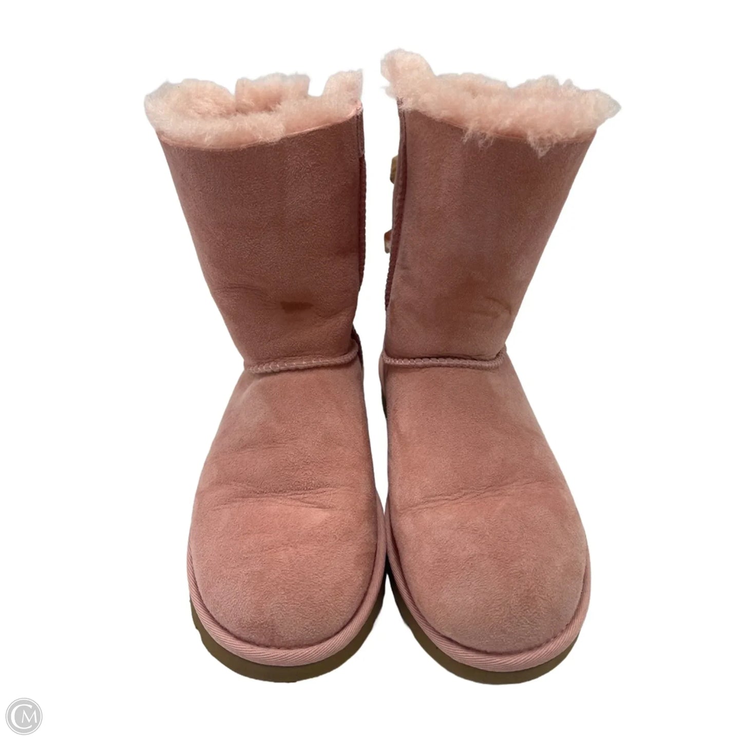 Boots Designer By Ugg In Pink, Size: 6