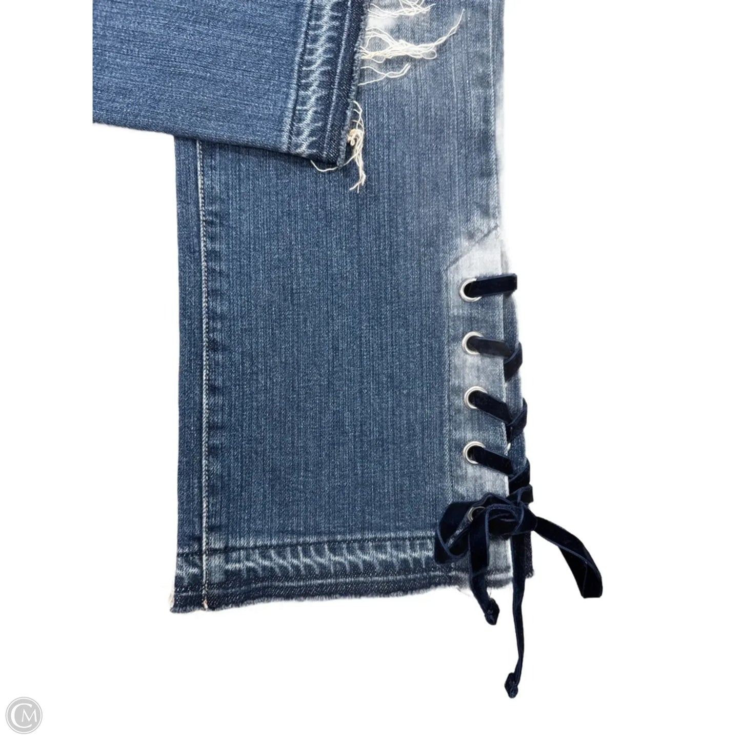 Jeans Straight By Paige In Blue Denim, Size: 10