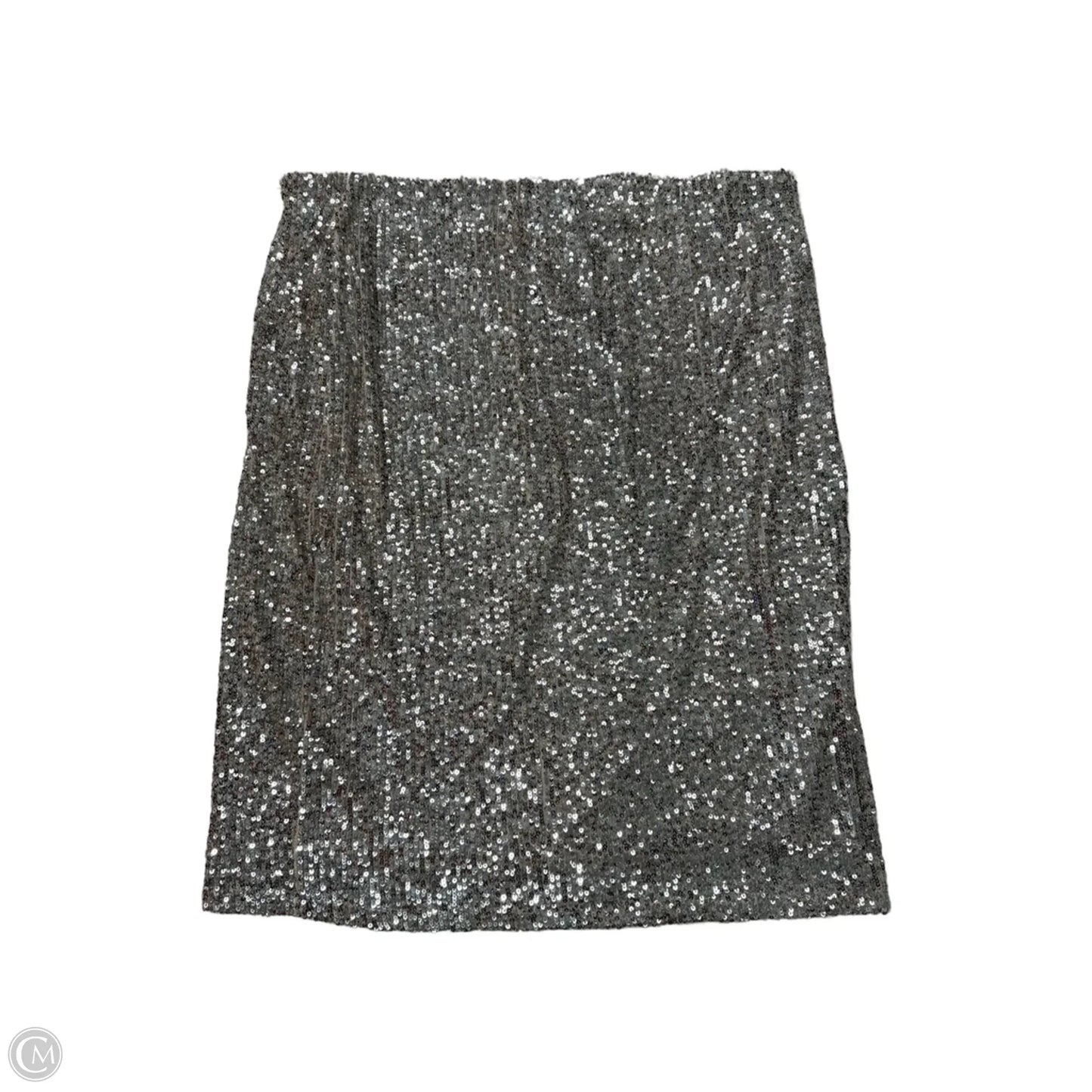 Skirt Midi By Cable And Gauge In Silver, Size: L