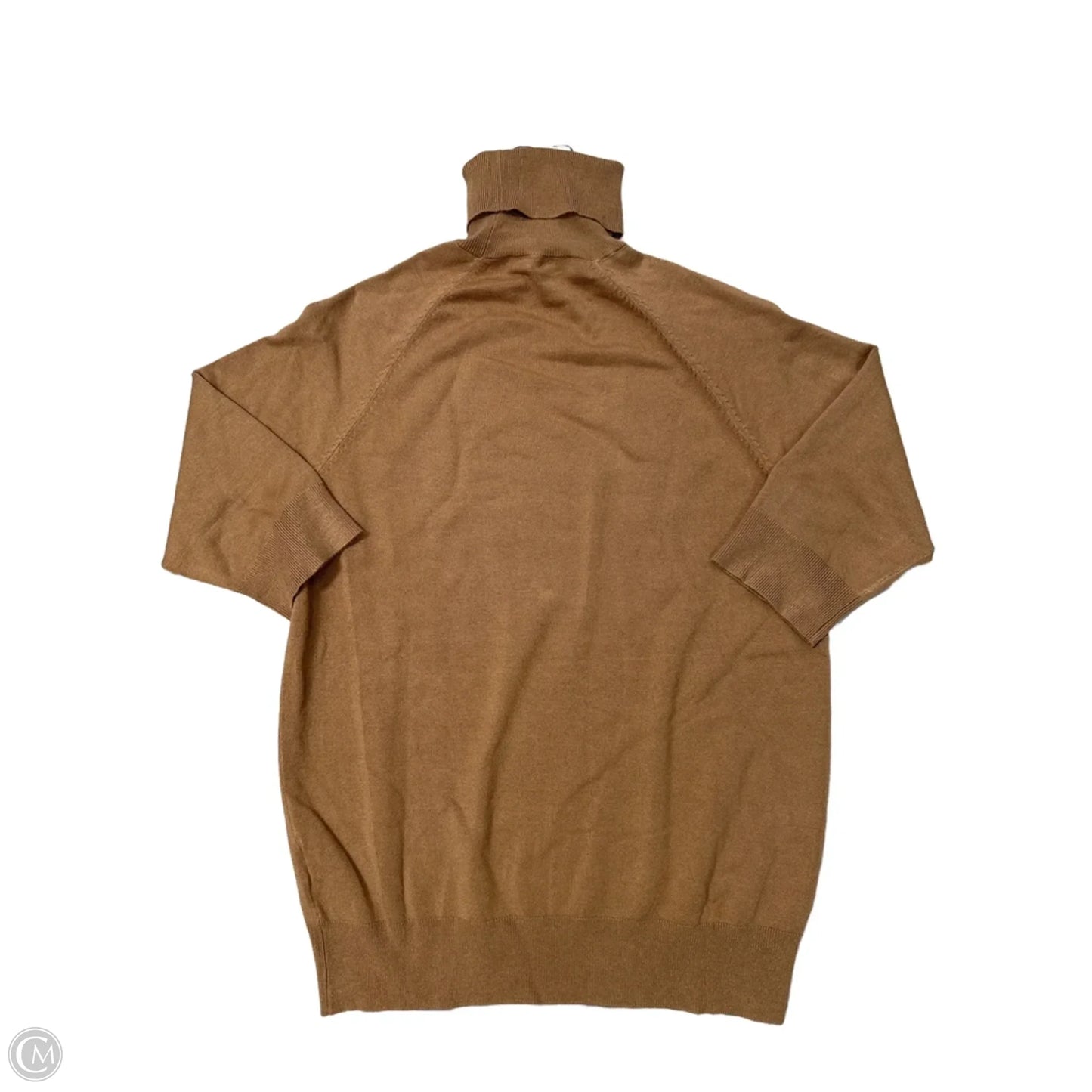 Top Long Sleeve By Zara In Brown, Size: L