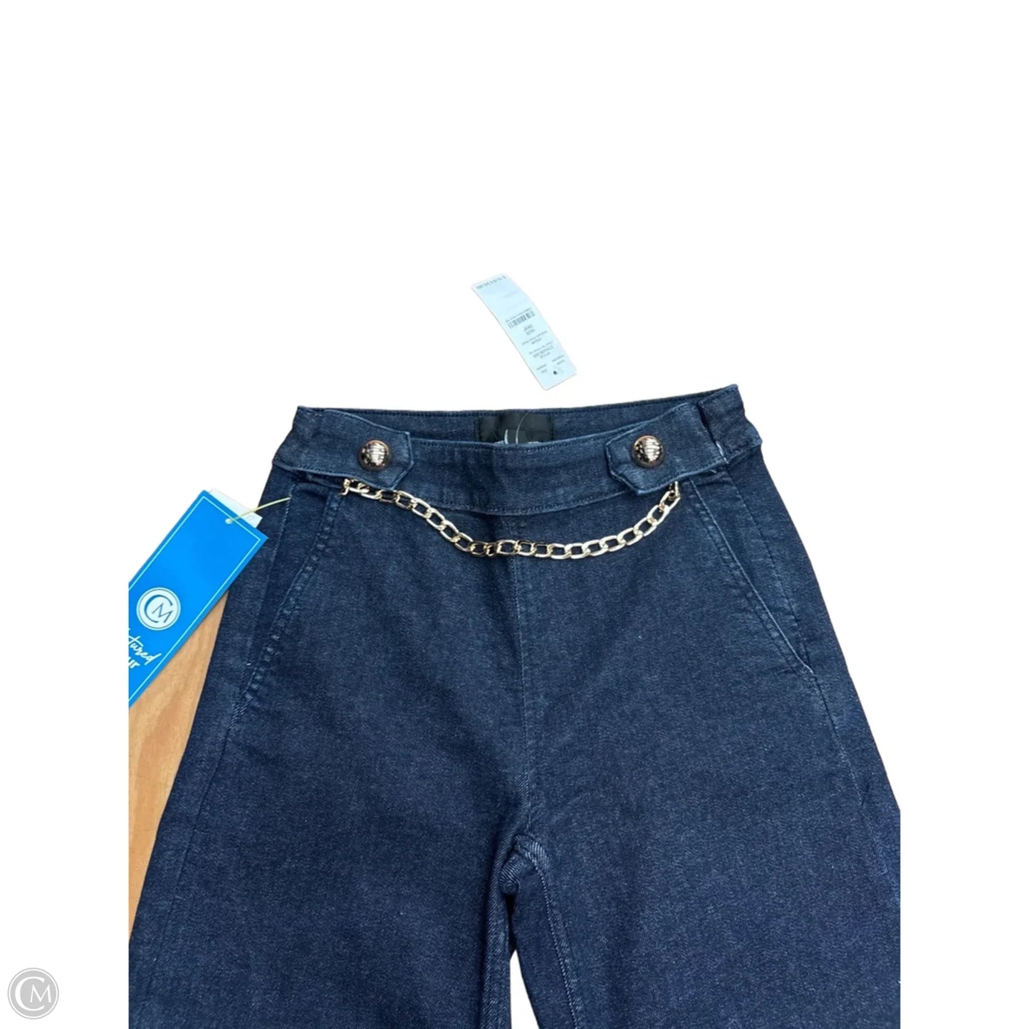 Jeans Flared By White House Black Market In Blue Denim, Size: 0p