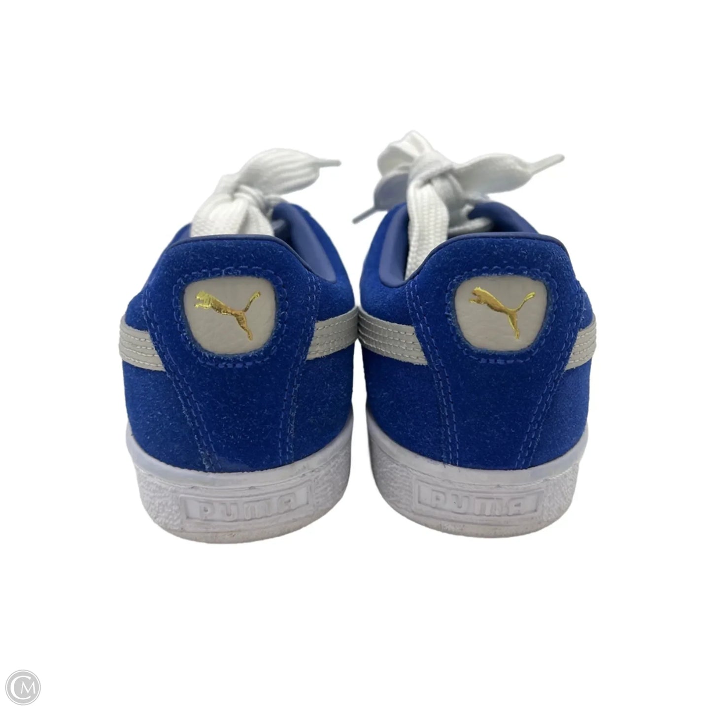 Shoes Sneakers By Puma In Blue & White, Size: 6